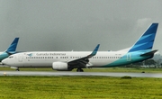 Garuda Indonesia Boeing 737-8U3 (PK-GMV) at  Adisumarmo International, Indonesia