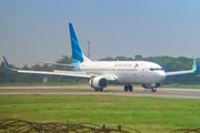 Garuda Indonesia Boeing 737-8U3 (PK-GMV) at  Yogyakarta - International, Indonesia
