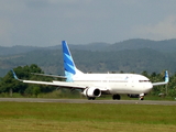 Garuda Indonesia Boeing 737-8U3 (PK-GMX) at  Banda Aceh - Sultan Iskandar Muda International, Indonesia