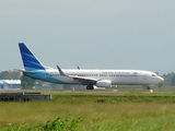 Garuda Indonesia Boeing 737-8U3 (PK-GMX) at  Banda Aceh - Sultan Iskandar Muda International, Indonesia