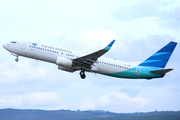 Garuda Indonesia Boeing 737-8U3 (PK-GMX) at  Banda Aceh - Sultan Iskandar Muda International, Indonesia