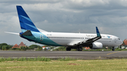 Garuda Indonesia Boeing 737-8U3 (PK-GMX) at  Adisumarmo International, Indonesia