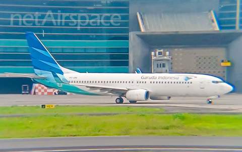 Garuda Indonesia Boeing 737-8U3 (PK-GMX) at  Yogyakarta - International, Indonesia