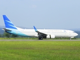 Garuda Indonesia Boeing 737-8U3 (PK-GMZ) at  Banda Aceh - Sultan Iskandar Muda International, Indonesia