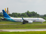 Garuda Indonesia Boeing 737-8U3 (PK-GMZ) at  Palembang - Sultan Mahmud Badaruddin II International, Indonesia