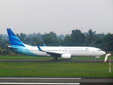Garuda Indonesia Boeing 737-8U3 (PK-GNA) at  Palembang - Sultan Mahmud Badaruddin II International, Indonesia