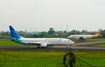 Garuda Indonesia Boeing 737-8U3 (PK-GNA) at  Palembang - Sultan Mahmud Badaruddin II International, Indonesia