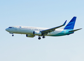 Garuda Indonesia Boeing 737-8U3 (PK-GNC) at  Surabaya - Juanda International, Indonesia