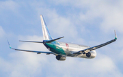Garuda Indonesia Boeing 737-8U3 (PK-GNE) at  Adisumarmo International, Indonesia