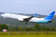 Garuda Indonesia Boeing 737-8U3 (PK-GNF) at  Banda Aceh - Sultan Iskandar Muda International, Indonesia