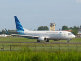 Garuda Indonesia Boeing 737-8U3 (PK-GNF) at  Palembang - Sultan Mahmud Badaruddin II International, Indonesia