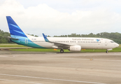 Garuda Indonesia Boeing 737-8U3 (PK-GNG) at  Balikpapan Sepinggan - International, Indonesia