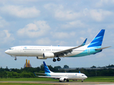 Garuda Indonesia Boeing 737-8U3 (PK-GNG) at  Palembang - Sultan Mahmud Badaruddin II International, Indonesia
