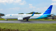 Garuda Indonesia Boeing 737-8U3 (PK-GNH) at  Bandung - Husein Sastranegara International, Indonesia