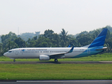 Garuda Indonesia Boeing 737-8U3 (PK-GNH) at  Palembang - Sultan Mahmud Badaruddin II International, Indonesia