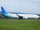 Garuda Indonesia Boeing 737-8U3 (PK-GNJ) at  Banda Aceh - Sultan Iskandar Muda International, Indonesia