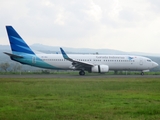 Garuda Indonesia Boeing 737-8U3 (PK-GNJ) at  Banda Aceh - Sultan Iskandar Muda International, Indonesia