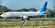 Garuda Indonesia Boeing 737-8U3 (PK-GNK) at  Adisumarmo International, Indonesia