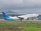 Garuda Indonesia Boeing 737-8U3 (PK-GNK) at  Yogyakarta - International, Indonesia