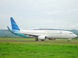 Garuda Indonesia Boeing 737-86N (PK-GNL) at  Banda Aceh - Sultan Iskandar Muda International, Indonesia