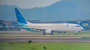 Garuda Indonesia Boeing 737-8U3 (PK-GNM) at  Yogyakarta - International, Indonesia