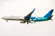 Garuda Indonesia Boeing 737-86N (PK-GNN) at  Palembang - Sultan Mahmud Badaruddin II International, Indonesia