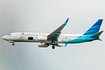 Garuda Indonesia Boeing 737-8U3 (PK-GNQ) at  Palembang - Sultan Mahmud Badaruddin II International, Indonesia