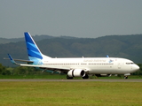 Garuda Indonesia Boeing 737-8U3 (PK-GNS) at  Banda Aceh - Sultan Iskandar Muda International, Indonesia