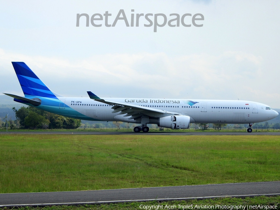 Garuda Indonesia Airbus A330-341 (PK-GPA) | Photo 293724