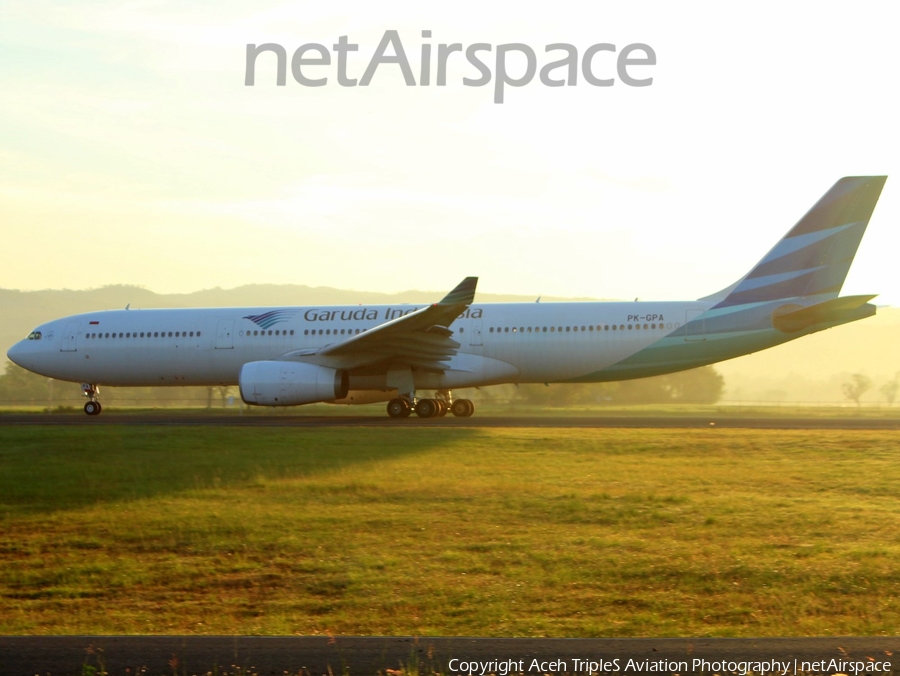 Garuda Indonesia Airbus A330-341 (PK-GPA) | Photo 309572