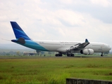 Garuda Indonesia Airbus A330-341 (PK-GPC) at  Banda Aceh - Sultan Iskandar Muda International, Indonesia