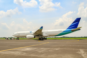 Garuda Indonesia Airbus A330-341 (PK-GPC) at  Surabaya - Juanda International, Indonesia