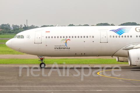 Garuda Indonesia Airbus A330-341 (PK-GPD) at  Surabaya - Juanda International, Indonesia