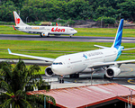 Garuda Indonesia Airbus A330-341 (PK-GPE) at  Balikpapan Sepinggan - International, Indonesia