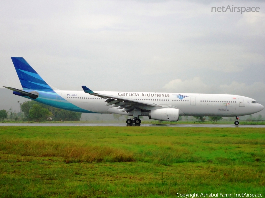 Garuda Indonesia Airbus A330-341 (PK-GPE) | Photo 143018
