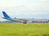 Garuda Indonesia Airbus A330-341 (PK-GPE) at  Banda Aceh - Sultan Iskandar Muda International, Indonesia
