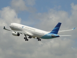 Garuda Indonesia Airbus A330-341 (PK-GPE) at  Banda Aceh - Sultan Iskandar Muda International, Indonesia