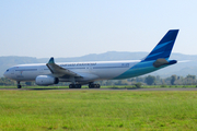 Garuda Indonesia Airbus A330-341 (PK-GPE) at  Banda Aceh - Sultan Iskandar Muda International, Indonesia