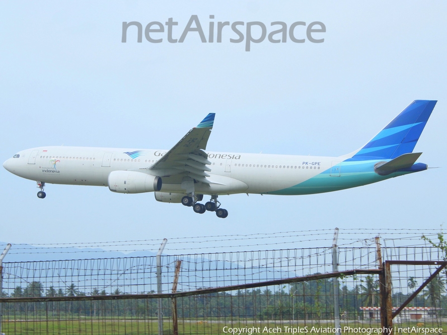 Garuda Indonesia Airbus A330-341 (PK-GPE) | Photo 296652