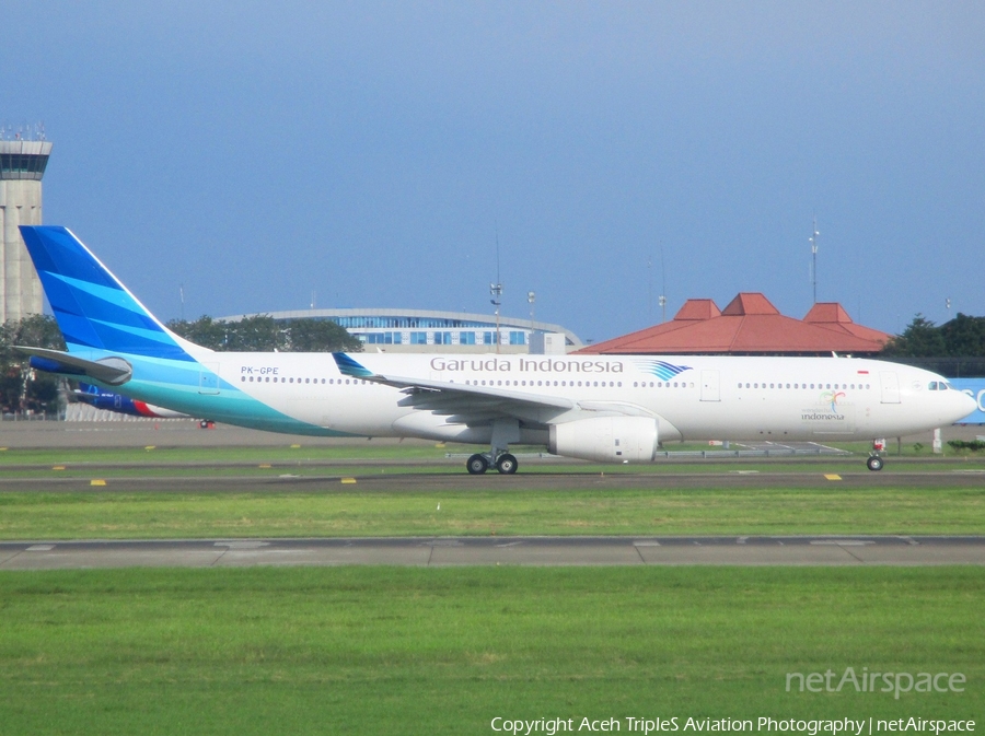 Garuda Indonesia Airbus A330-341 (PK-GPE) | Photo 433976