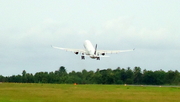 Garuda Indonesia Airbus A330-341 (PK-GPF) at  Banda Aceh - Sultan Iskandar Muda International, Indonesia