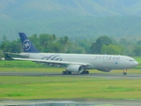 Garuda Indonesia Airbus A330-341 (PK-GPF) at  Banda Aceh - Sultan Iskandar Muda International, Indonesia