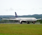Garuda Indonesia Airbus A330-341 (PK-GPF) at  Banda Aceh - Sultan Iskandar Muda International, Indonesia