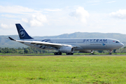 Garuda Indonesia Airbus A330-341 (PK-GPF) at  Banda Aceh - Sultan Iskandar Muda International, Indonesia