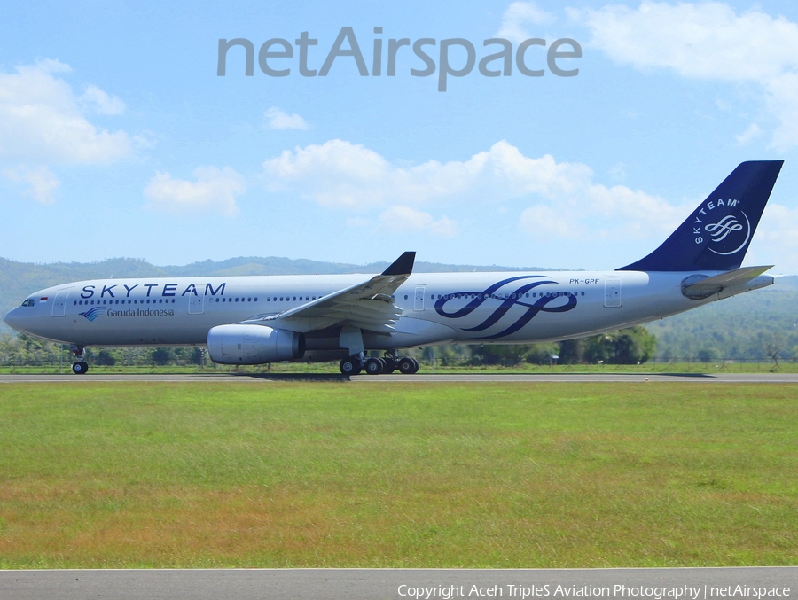 Garuda Indonesia Airbus A330-341 (PK-GPF) | Photo 293693