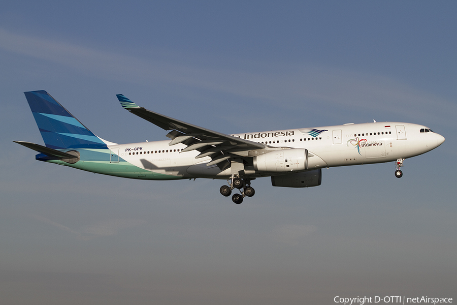 Garuda Indonesia Airbus A330-243 (PK-GPK) | Photo 313579