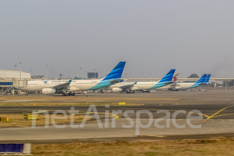 Garuda Indonesia Airbus A330-243 (PK-GPM) at  Jakarta - Soekarno-Hatta International, Indonesia