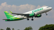 Citilink Garuda Indonesia Airbus A320-214 (PK-GQA) at  Bandung - Husein Sastranegara International, Indonesia