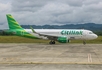 Citilink Garuda Indonesia Airbus A320-214 (PK-GQD) at  Samarinda International, Indonesia