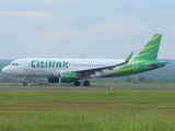 Citilink Garuda Indonesia Airbus A320-214 (PK-GQE) at  Banda Aceh - Sultan Iskandar Muda International, Indonesia